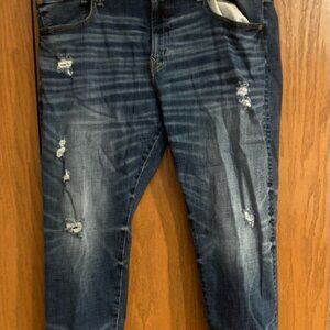 Men;s distressed American Eagle Athletic jeans